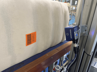 auto labelling cotton bale